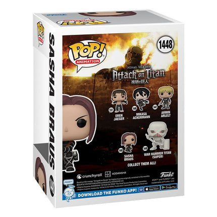 Sasha Attack on Titan POP! Animation Vinyl Figure 9 cm - 1448