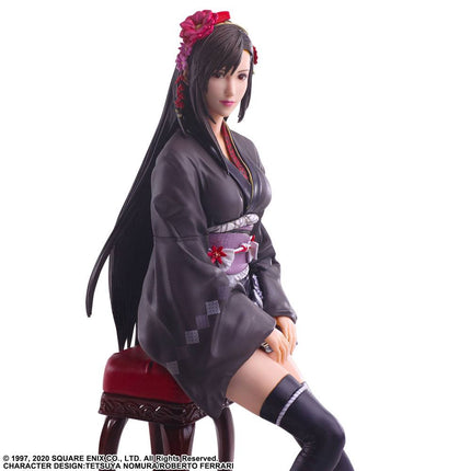 Tifa Lockhart Exotic Dress Final Fantasy VII Remake Static Arts Gallery Statue Figure  23 cm