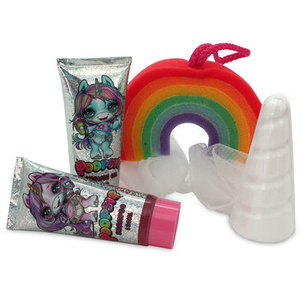 Set Regalo Bagnoschiuma e Spugna Unicorno