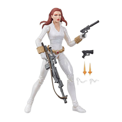 Black Widow White Suit Marvel Legends Series Actiefiguur Deadly Origin 15 cm